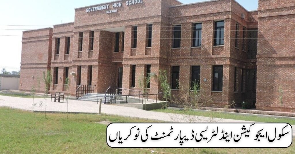School Education & Literacy Department Jobs