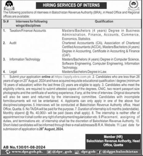 Revenue Authority Jobs 2024