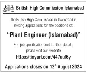 British High Commission Jobs 2024