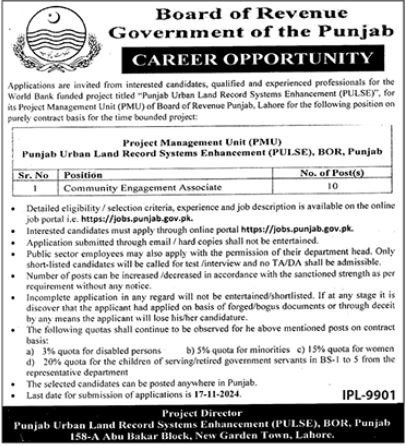 Board Of Revenue Jobs 2024