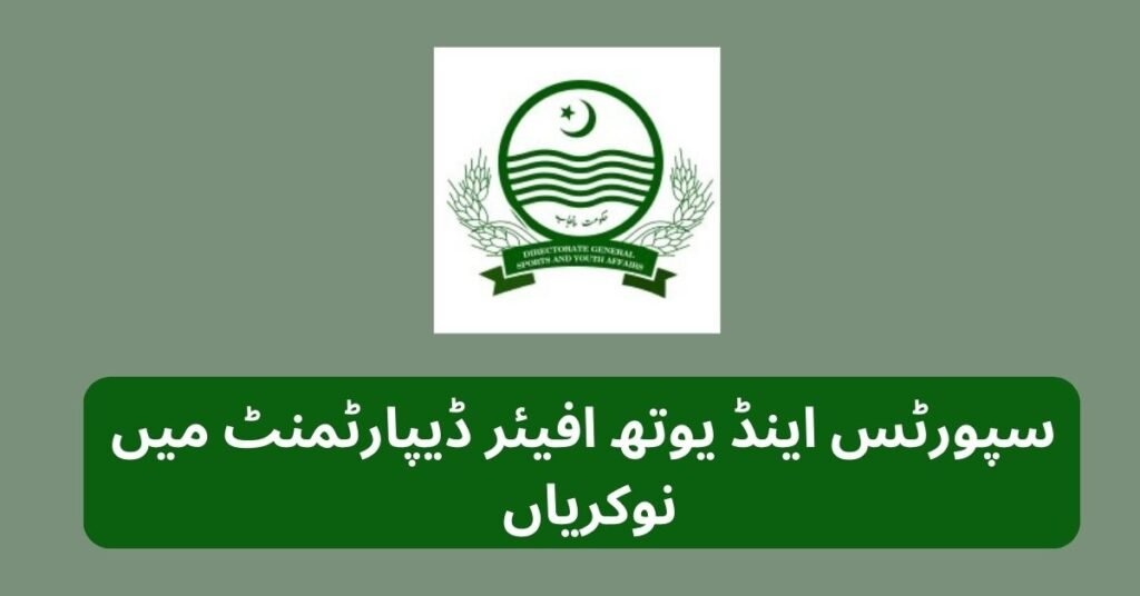 Sports and Youth Affairs Department Jobs 2025 Sports and Youth Affairs Department Jobs 2025