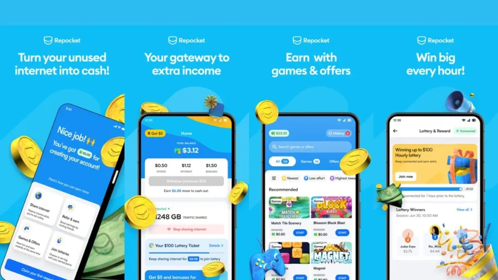 Repocket App – Make Money Daily Repocket App – Make Money Daily