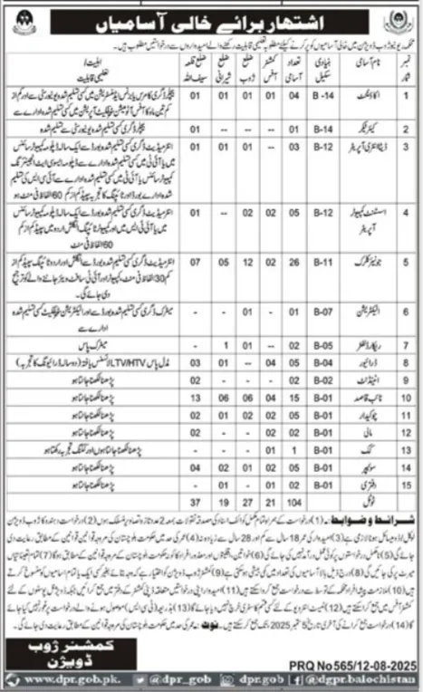 Board Of Revenue Jobs 2025 Advertisement