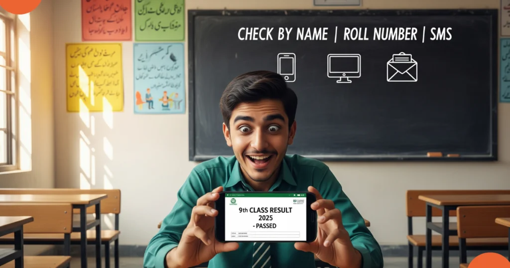 9th Class Result 2025 – Check Result By Name, Roll Number and SMS 9th Class Result 2025 – Check Result By Name, Roll Number and SMS